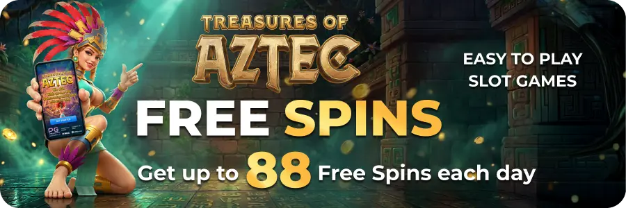 Daily Free Spins promotion banner